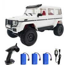 rc카 오프로드 입문용 몬스터카 MN86S MN86 112 RC 자동차 업데이트 버전 4WD 고속 트럭 원격 제어 장난감 선물 트럭RC 카, MN86 3Battery White