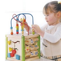 원목 롤러코스터 놀이테이블 13개월 아기 영유아 100일 3살 2살 돌리기 한살 IQ