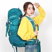 가슴끈 허리벨트 대형 경량백패킹배낭 장비수납 장기여행 백패킹가방 산행 등산배낭