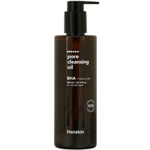 Hanskin 모공 클렌징 오일 BHA 10.14 fl oz (300 ml) 1팩