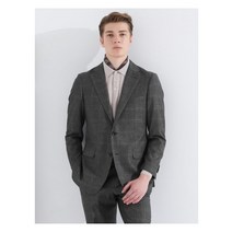 갤럭시 갤럭시 브라운 글렌 체크 Normal Fit 정장 재킷 (GA1801U02D)