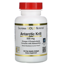 [핫딜][오늘출발][120소프트젤] 캘리포니아골드뉴트리션 antarctic krill 오메가3 레드 남극 크릴오일 500, 120소프트젤 x 1개