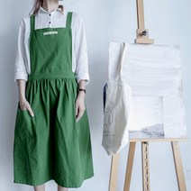 프릴 앞치마 원피스 예쁜 네일샵 카페 바리스타 어린이집 보육 교사 학교 바리스타, A타입 다크그레이