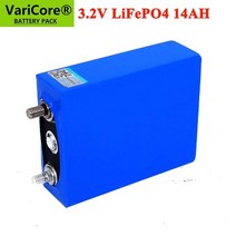 인산철 자동차 시동 딥사이클 배터리 VariCore-3.2V 14Ah 배터리 팩 LiFePO4 인산염 14000mAh 4s 12V 24V 오토바이 자동차 모터 수정 니켈, 4x 3.2V 1A4h