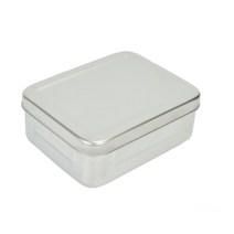 스텐 보존식용기 직사각 대 100x80mm, 상세페이지 참조, 단품