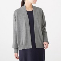 무인양품 여성용 울 실크 쇼트 가디건 W9AA814