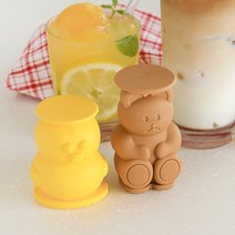 귀여운 캐릭터 디자인 로마네 입체 실리콘 얼음틀 베어 곰 덕 오리 동물 캐릭터 아이스트레이 곰돌이 얼음트레이 집들이 선물 홈카페 혼술