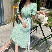 [바보사랑] 겟잇미 조시엘 여성 봄 레이어드 면 원피스 [겟잇미]