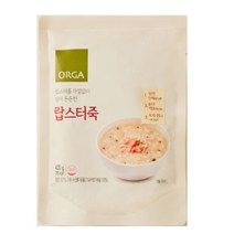 ORGA 식사대용 랍스터 죽 (420g) 아침 야식 환자식 부모님식사 혼밥 간단요리 다이어트, 3개
