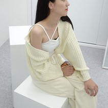 킨무 / 마카롱 니트 볼레로 가디건
