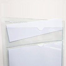 알림판 공사현황판 A4 표지판 꽂이 포켓 안내판 10개, 가로형, 상품선택