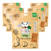 베지독 스모크 비건소시지 글루텐프리 강아지 비건간식 80g, 5개, 베지독 스모크 비건 저키