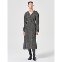 [에잇세컨즈] 블랙 플라워 프린트 원피스 (352871MQ75)