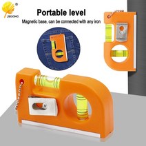 미니 휴대용 벨트 유형 미니 지퍼 레벨 스피릿 레벨 마그네틱 레벨 알루미늄 합금 밸런스 레벨