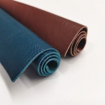 천연가죽 원단 1mm 두꺼운 상단 레이어 소가죽 갈색 블루 가죽 수제 diy 컷 전체 조각, 전체 50평방피트