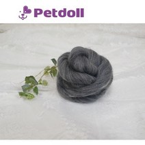 바보사랑 펫돌 프리미엄 양모펠트울 50g No616 믹스그레이 66수.양양이