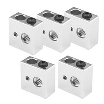 1/5pcs 알루미늄 히터 블록 전문 MK7 MK8 Makerbot Reprap 3D 프린터 압출기 키트, 1pcs