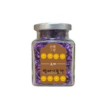 산해랑 수제 덖음 전통 꽃차 볶음차 허브차 중국명차 믹싱블랜딩차 홍차 모음, 수제꽃차 04_캐나다박태기 15g