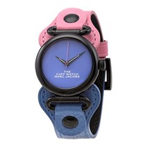 마크제이콥스 Marc Jacobs The Cuff 쿼츠 블루 다이얼 여성 손목시계