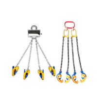 지게차 클램프 드럼 집게 이동식 드럼통 운반기 고리, 넓어진 주강 2발 (0.5T 철 플라스틱)