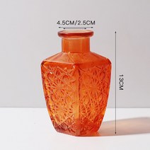 파티룸 렌탈스튜디오 꽃병 INS Nordic Colored Glass Vase Flower arrangement hydroponics ball glass art flower war, [03] 버건디