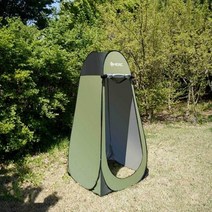 차박 이동식 탈의실 샤워 부스 원터치 텐트, 브라운, 일반형, 1개