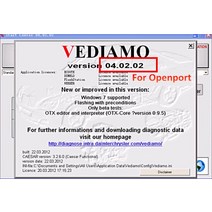 코딩로봇 2021 MB STAR C4 SD 연결 C5 오프라인 프로그래밍 바이 패스 팁 Vediamo 5.01.01 엔지니어링 소, 02 for openport version