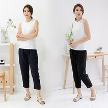 시원한 여성 인견 데일리 9부 팬츠 여름
