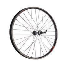 호비 자전거 휠 26인치 센터락 이중 앞휠셋 시마노허브 DS, 1개