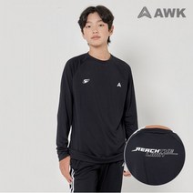 에어워크 주니어 주니어 백레터링 기능성 긴팔 티셔츠