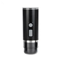 미니커피머신 카페커피머신 업소용커피머신휴대용 Cafetera 에스프레소 기계 호환 USB 캡슐 미니 여행 수동, 01 Black