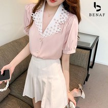 베나프 로즈 반팔블라우스_BG2BL001