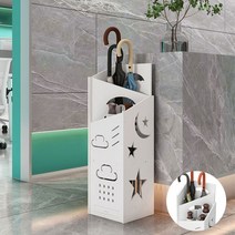 청성기업 투블럭 클라우드 우산꽂이 감성 디자인 장우산 단우산 동시 우산 수납(화이트), 화이트, 1개