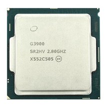 G3900 CPU + 열 패드 듀얼 코어 프로세서 2.8Ghz LGA1151 CPU B250 B250C BTC 채굴 마더보드 셀러론