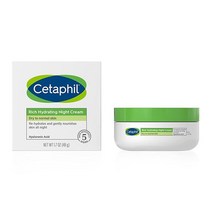 세타필 Cetaphil 데일리 하이드레이팅 페이스 로션 3온스 복합성 피부용 히알루론산 함유 24시간 수분 공급 향 논코메도제닉, Rich Hydrating Cream