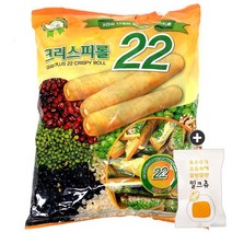 곡물과자 크리스피롤22곡(550g) x 1봉(+밀크츄 70g 1개 포함), 1봉, 550g
