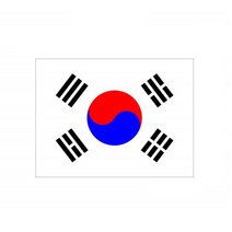 대한민국 국기 수기 게양용 태극기 150-225, 1개