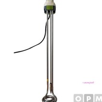 SPR_돼지꼬리히터 온수기 15K스텐 기계 전기 400L 순간 히터봉 물데우는 수영장 달팽이 물yza963