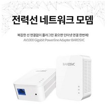 BAROSVC 전력선모뎀 무선통신 1000Mbps