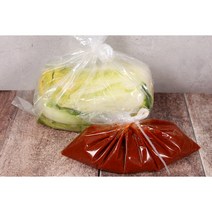[땅끝홈밀] 김장 김치 밀키트 옥선 해남 절임배추 김치양념 세트, 절임배추8kg+김치양념2.4kg