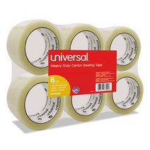 Box Sealing Tape 2' x 55yds 3' Core Clear 6/Pack Sold as 1 Package null, 2 Inches Width x 60 Yards Leng