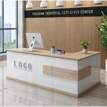 MANGOFACTORY 인포메이션 카운터테이블 미용실 식당 안내데스크, 기본우드 120x60x80cm