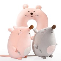 COCO 마이키인형 변신목베개 비즈쿠션 여행용 기내용 차량용목쿠션 캐릭터인형