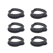 에그타르트틀 타르트틀 베이킹도구 스텐 8pcs 또는 6pcs 무스 서클 커터 장식 도구 프랑스 디저트 diy 케이크 금형 천공 링 비 스틱 bakeware 타트, 6 하트