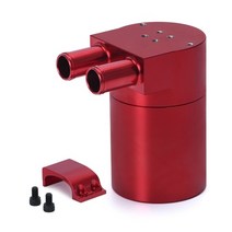 엔진 오일 드레인 배수 밸브 pqy bmw n54 335 블랙실버레드블루 pqy tk60용 범용 알루미늄 합금 리저버 캐치 수 탱크, 1-베이지