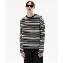 DNSR 멀티 스트라이프 니티드 티셔츠