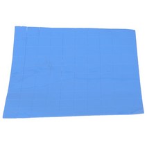 100Pcs 열 패드 GPU CPU 방열판 냉각 전도성 실리콘 10*10*0.5mm