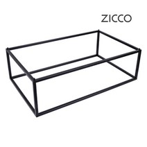 ZICCO 지코 멜라민 브라운 우드 느낌 플레이팅 트레이 스탠드 초밥 스시 홈 카페 베이커리 진열 치즈보드 식기, 1개, 12)높은 직사각 스탠드 대형 2호