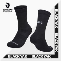 블랙야크 등산양말 알파인메쉬롱삭스 남여공용 캐주얼 아웃도어 스포티 장목 레깅스양말, BLACK, 26
