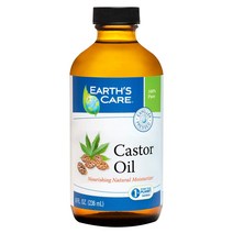 Earths Care 100% 퓨어 캐스터 오일, 236ml, 1개
